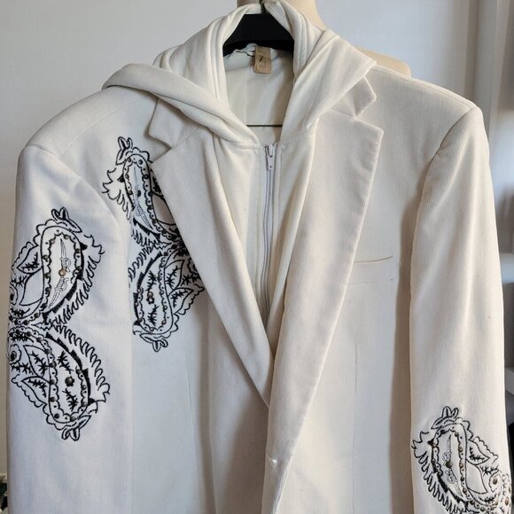 Men’s Pronti Collection by Phita Embroidered Coat w/Hoodie (Size: XL) - Picture 1 of 16